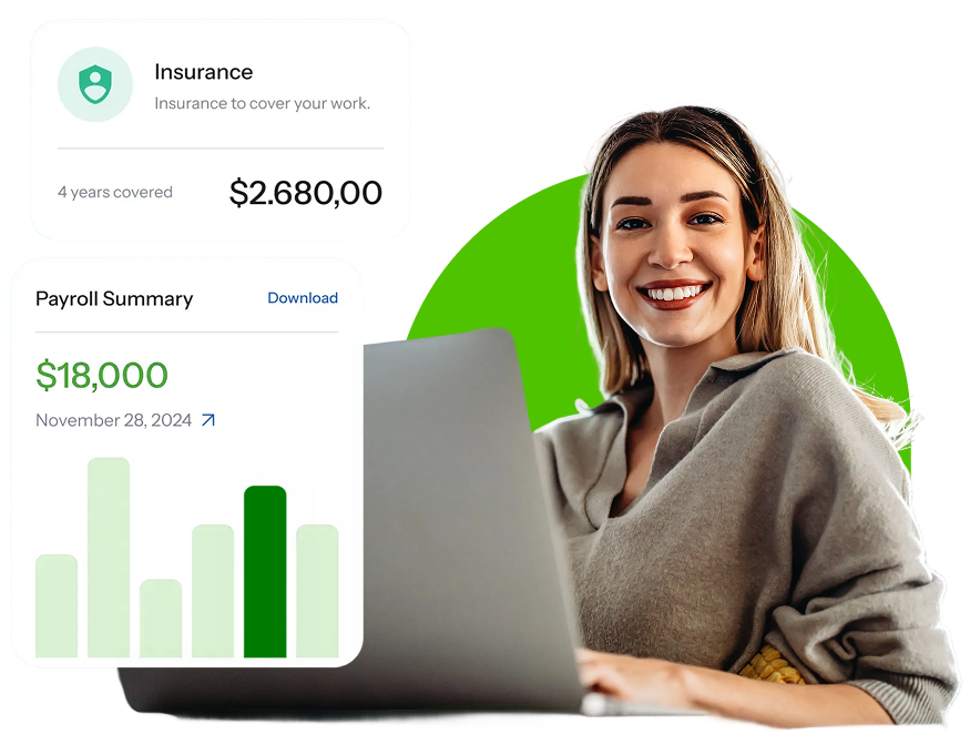 Payroll Dashboard Mockup